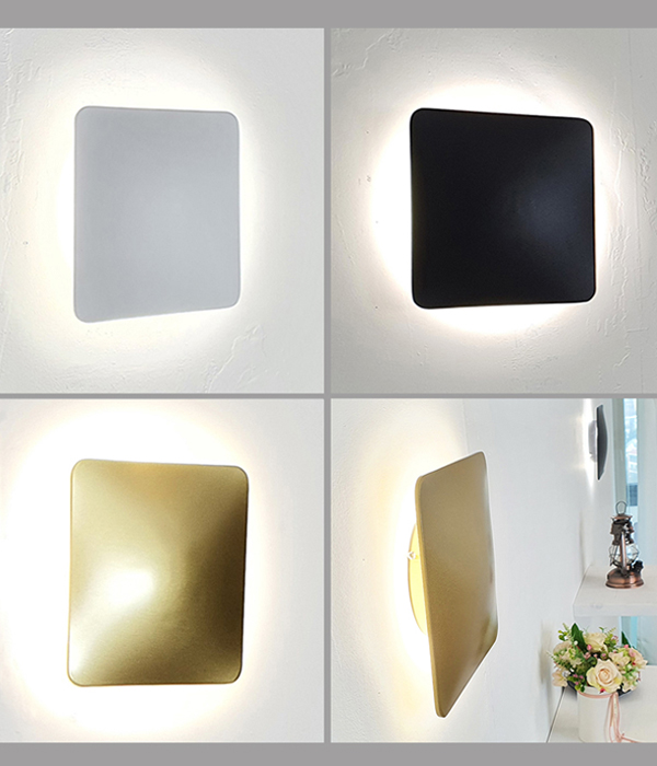 포노 사각 벽부착등 벽무드등 (10W)