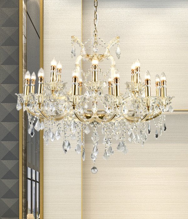 W 그리나 19등(1000파이) 크리스탈거실등 대형샹들리에