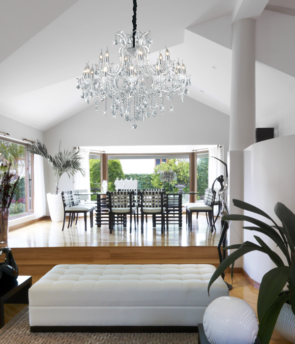 W 그리나 19등(1000파이) 크리스탈거실등 대형샹들리에