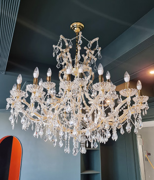 W 그리나 25등(1200파이) 크리스탈 샹들리제 로비조명 대형샹들리에