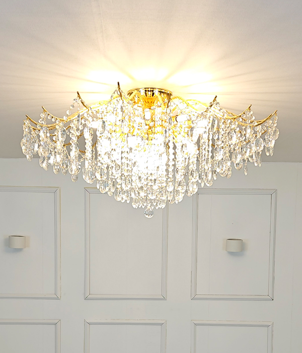 W 포키 23등(1000파이) 직부/펜던트 크리스탈거실등 크리스탈펜던트