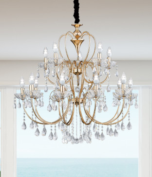 W 쟈니 15등 크리스탈샹들리에 샹들리제