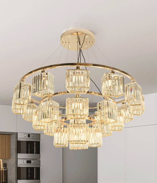 W 아이링 24등 크리스탈샹들리에 거실전등