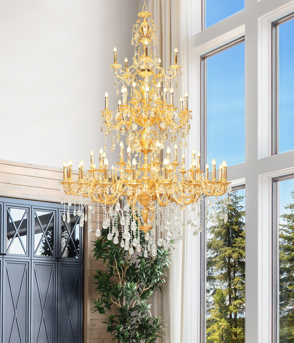 W 루카 55등 크리스탈펜던트조명 대형샹들리에