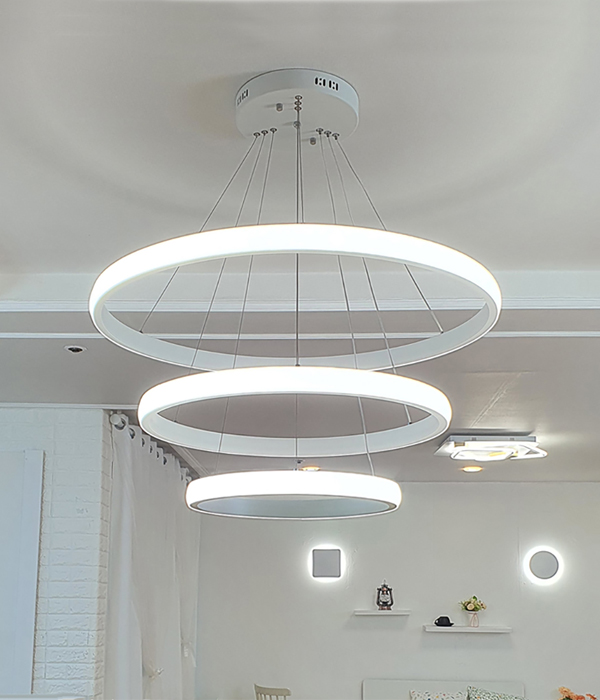 W 프롤 3단(화이트) 거실전등