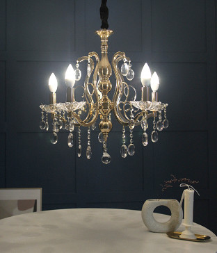 W 플로트 5등 크리스탈 펜던트, LED 식탁조명, 인테리어 식탁등