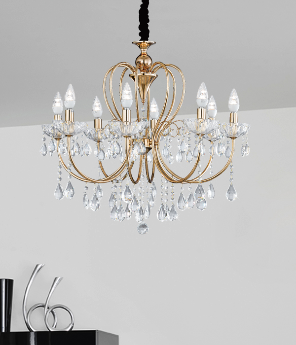 W 쟈니 8등 크리스탈식탁등 식탁전등