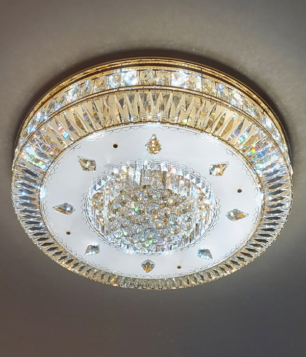 W 아리아 원형 25등 크리스탈거실등 거실전등