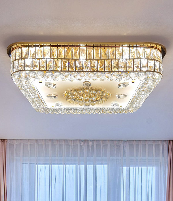 W 아리아 사각 23등 크리스탈거실등 거실전등