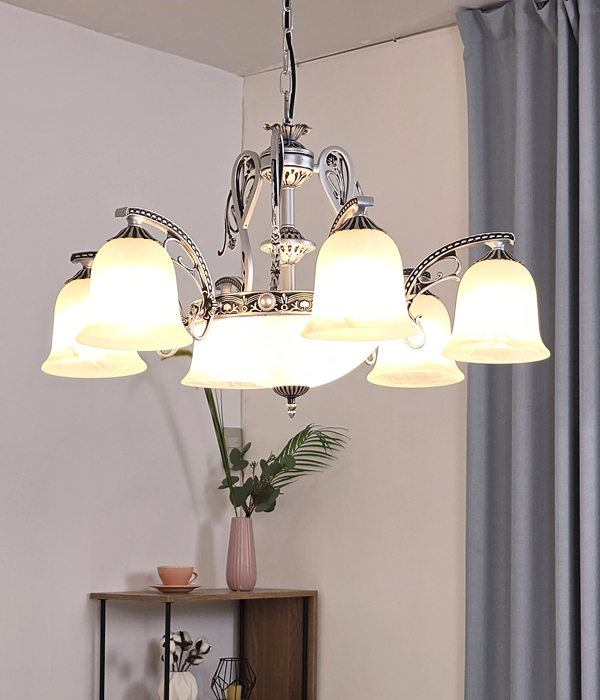 W 제임스 9등 펜던트조명, 거실전등, 주택조명