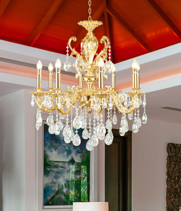 W 루카 8등 펜던트조명 샹들리에 식탁등