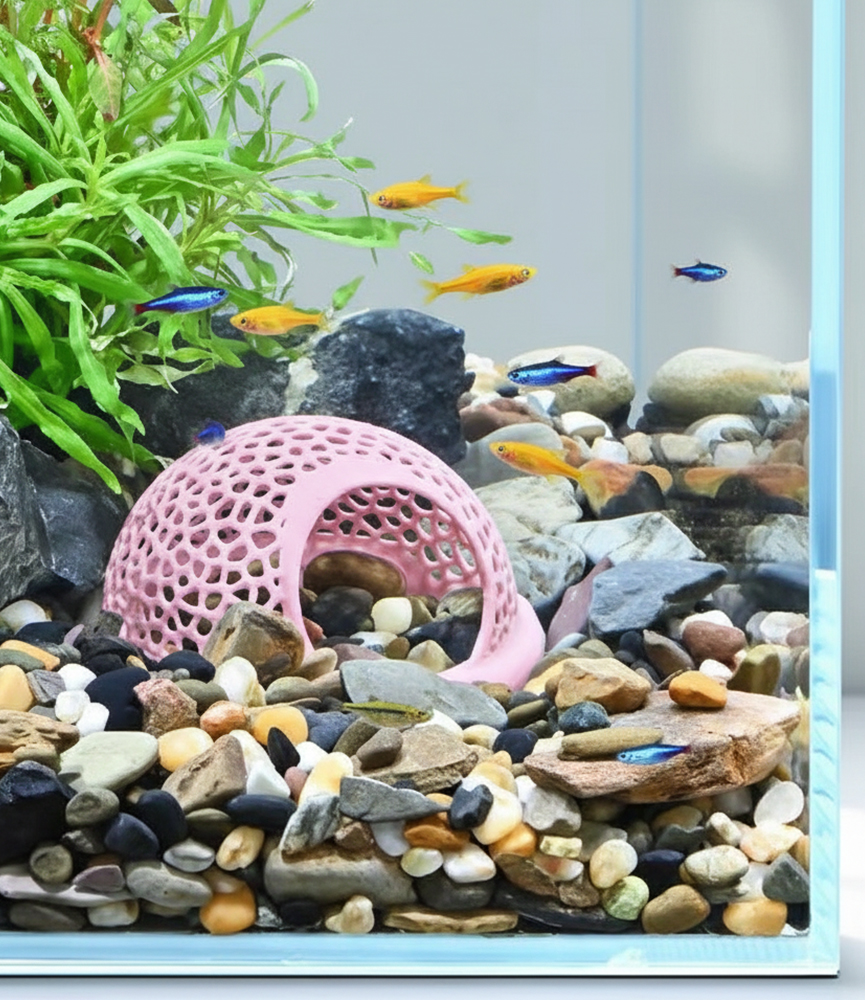 플로팅 피쉬 라운지 어항 열대어 물고기 키우기 쉼터 은신처 놀이터 수초재배