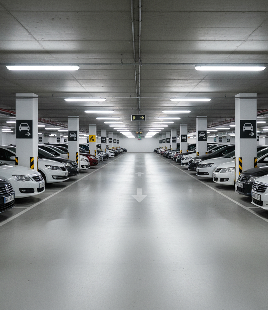 LED 고효율 연동센서 주차장등 40W 그룹제어 다목적등 다용도등 일자등