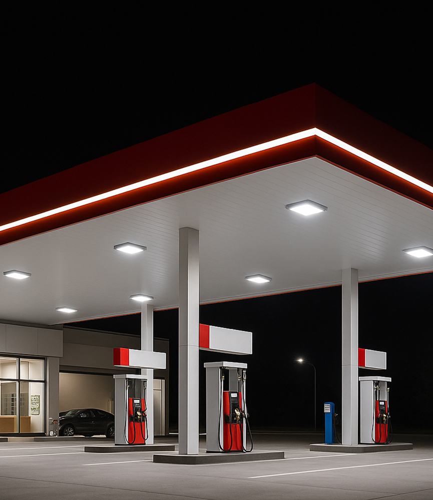 LED 고효율 주유소등 터널등 주차장등 50W 방수형 IP66