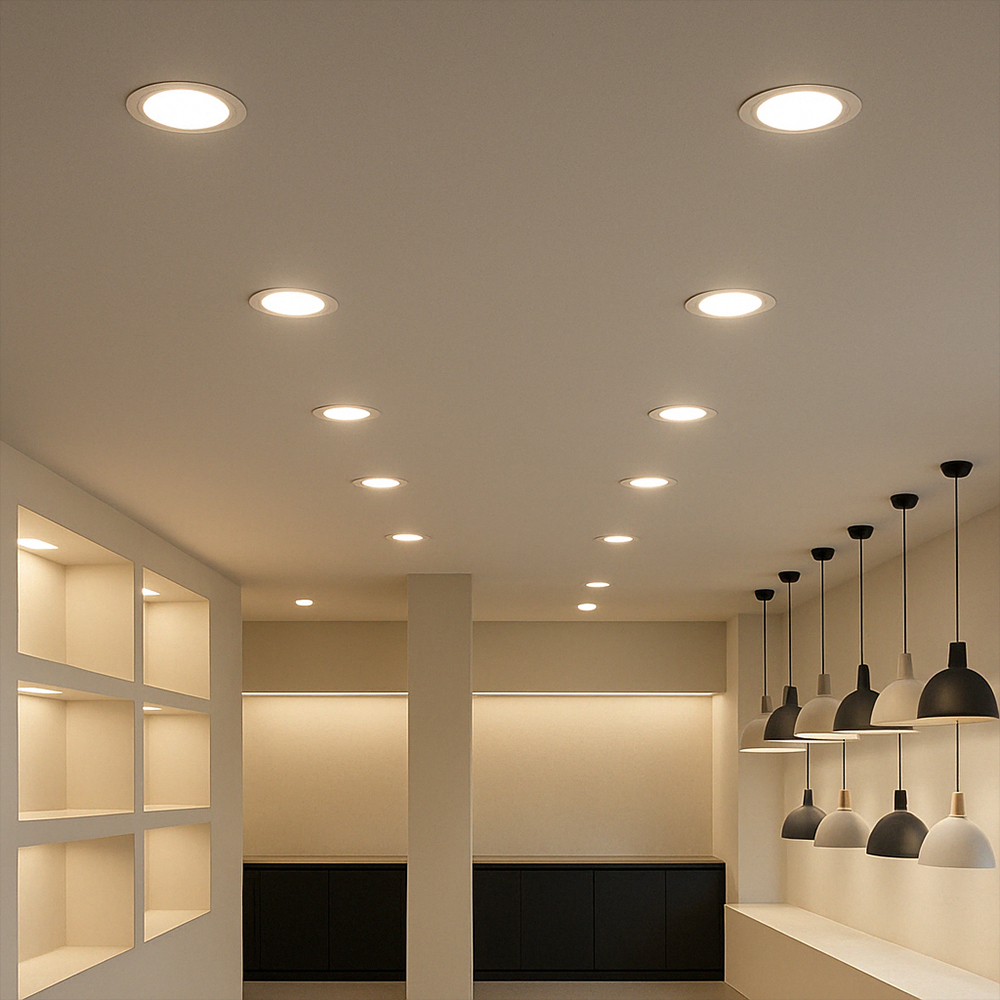 LED 움푹 3인치 COB 다운라이트 10W 매입등