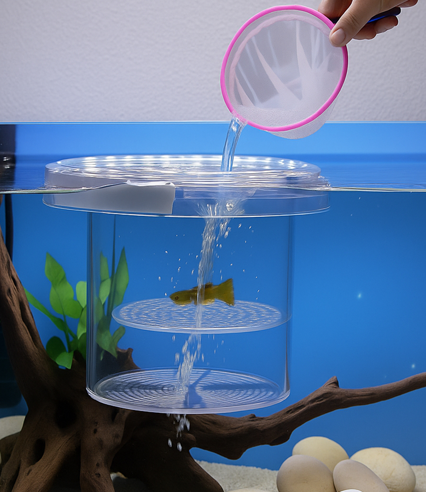 물고기 부화통 분리통 부화통 열대어 수족관 어항 산란 치어 격리 보호 분리