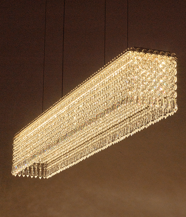 W세토 크리스탈 LED식탁조명 펜던트조명 600, 1200