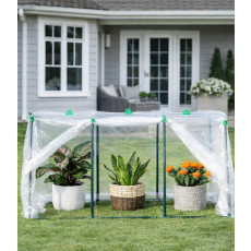 미니 비닐하우스 미니온실 보온 가정용 홈가든 사계절 다용도 식물보호 조립식