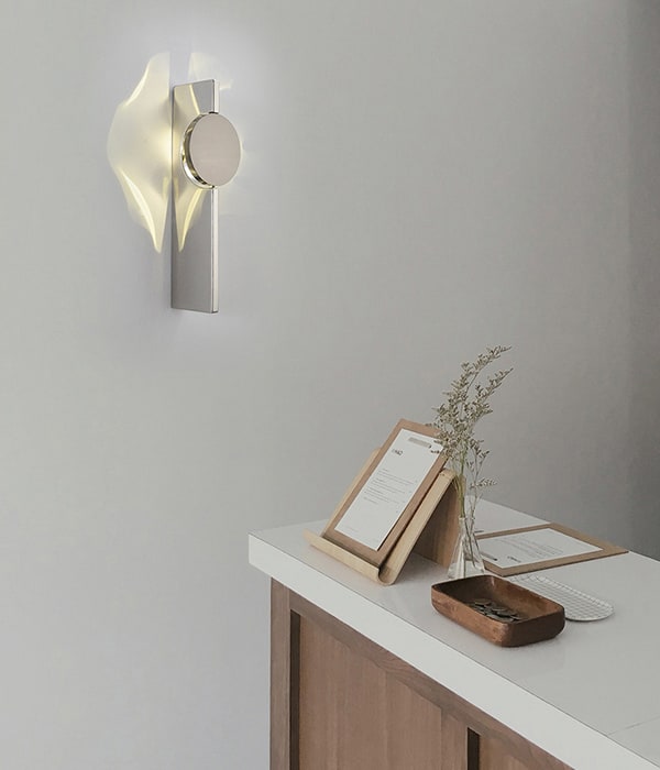 비노스 LED 벽조명 벽무드등 3W (크롬)