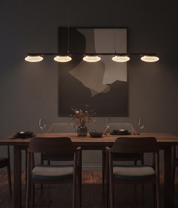 레시오 LED 펜던트 식탁조명 3등 30W / 5등 40W