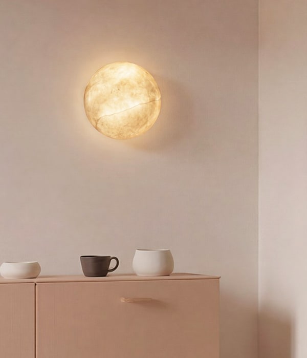 페넬 반원형 알라바스타 LED벽등 벽무드등 5W