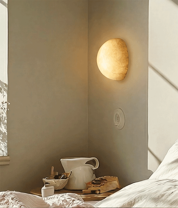 페넬 반원형 알라바스타 LED벽등 벽무드등 5W