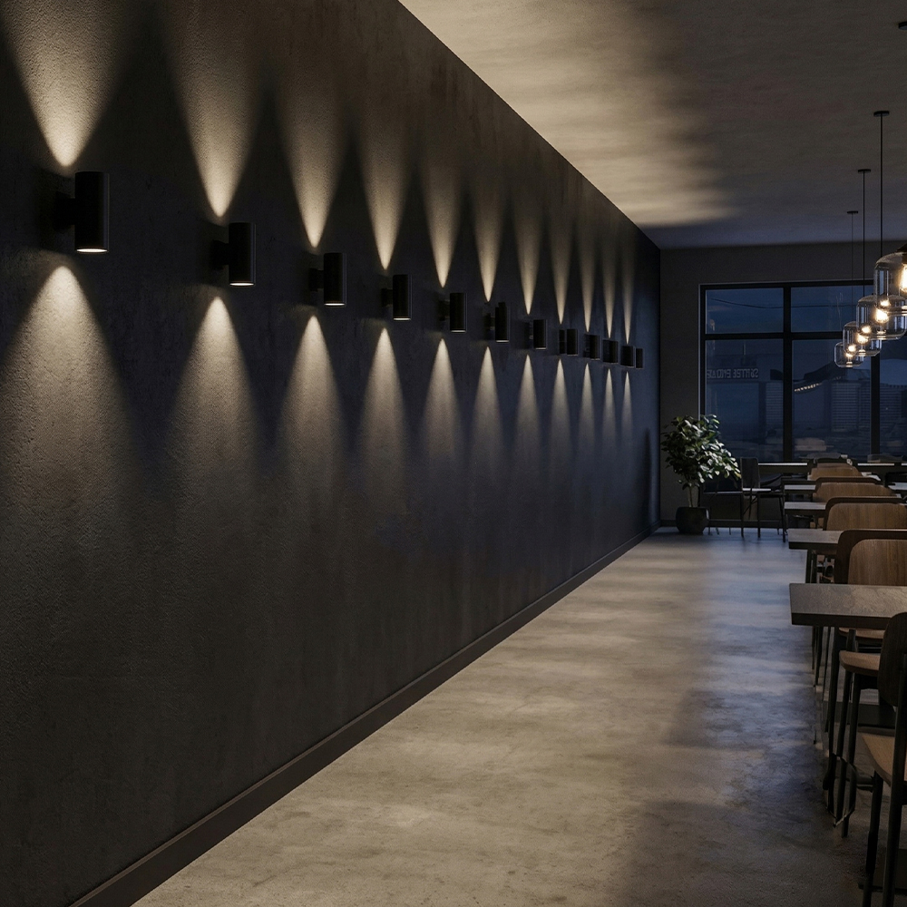 GU10 원통 2등 벽등